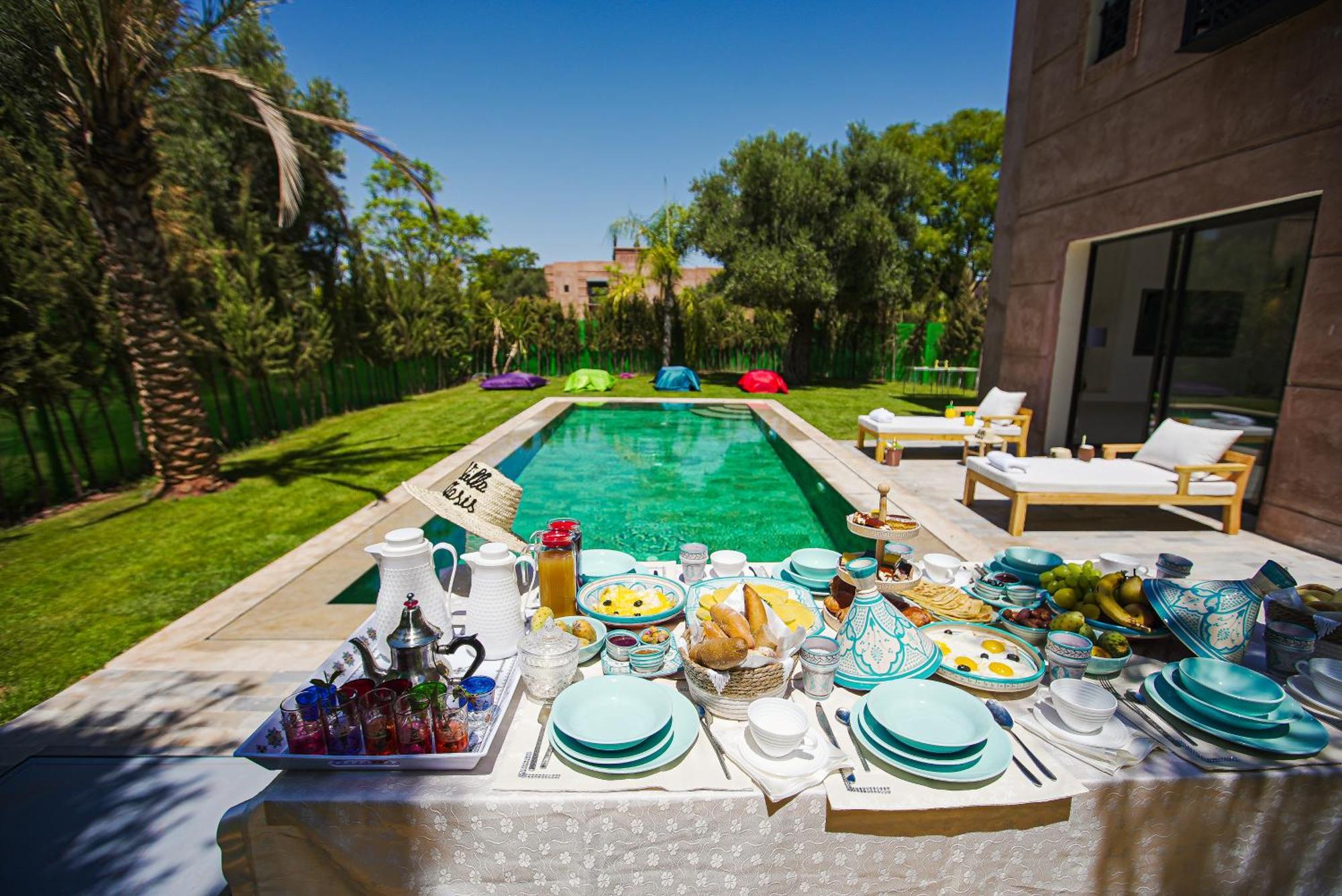 Villa Oasis Private Pool Secure Complex Marrakesh Luaran gambar