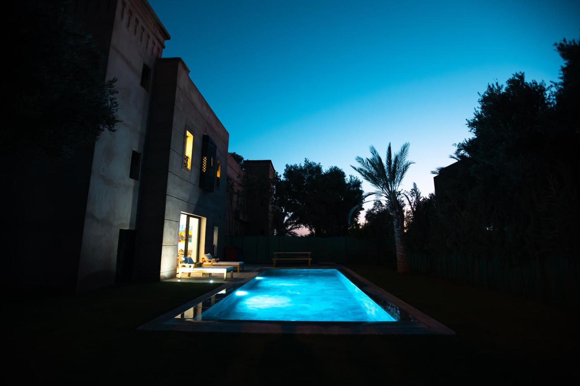 Villa Oasis Private Pool Secure Complex Marrakesh Luaran gambar